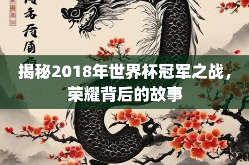 揭秘2018年世界杯冠军之战，荣耀背后的故事