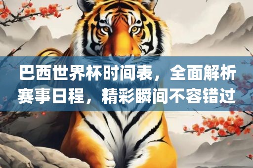 巴西世界杯时间表，全面解析赛事日程，精彩瞬间不容错过