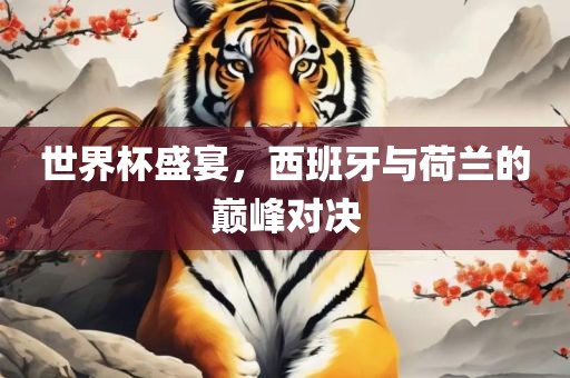 世界杯盛宴，西班牙与荷兰的巅峰对决洛阳市法福文化传播有限公司