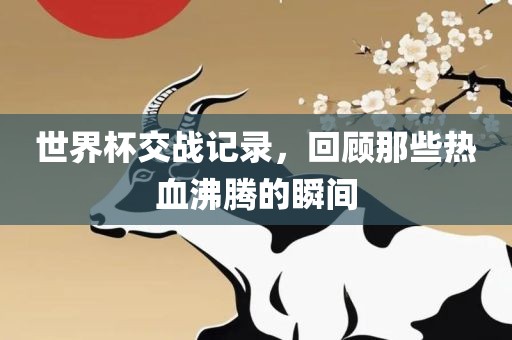 世界杯交战记录，回顾那些热血沸腾的瞬间