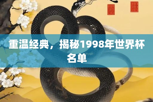重温经典，揭秘1998年世界杯名单