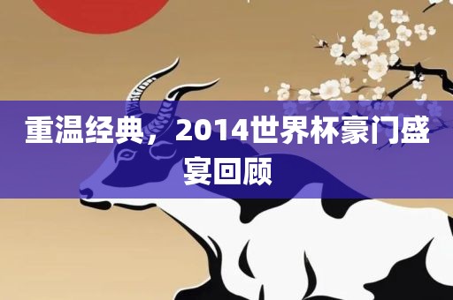 重温经典，2014世界杯豪门盛宴回顾洛阳市法福文化传播有限公司