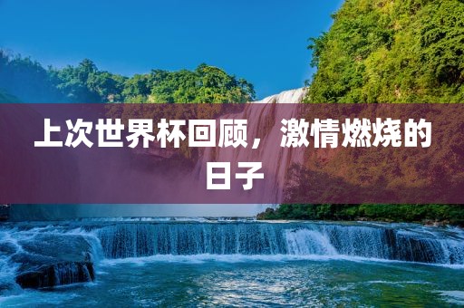 上次世界杯回顾，激情燃烧的日子