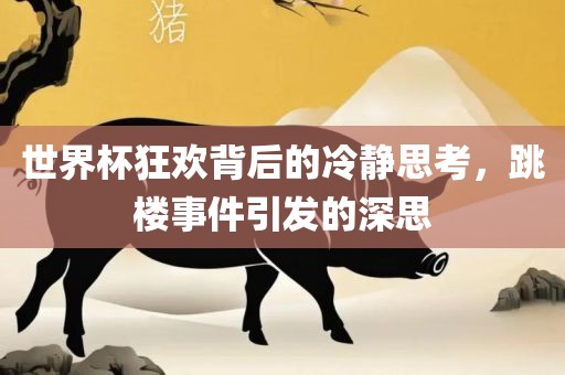 世界杯狂欢背后的冷静思考，跳楼事件引发的深思洛阳市法福文化传播有限公司