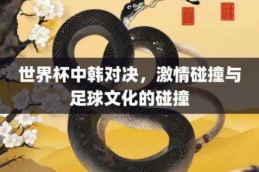 世界杯中韩对决，激情碰撞与足球文化的碰撞