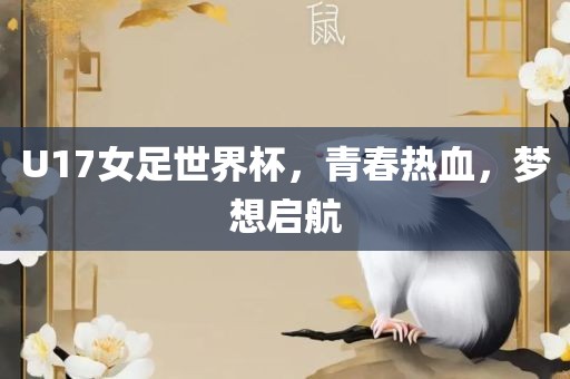 U17女足世界杯，青春热血，梦想启航