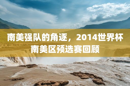 南美强队的角逐，2014世界杯南美区预选赛回顾