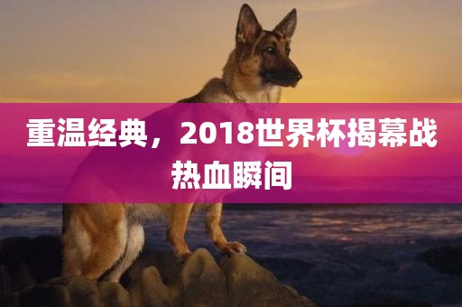 重温经典，2018世界杯揭幕战热血瞬间
