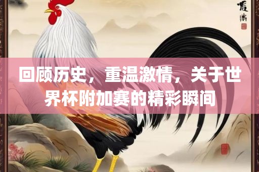 洛阳市法福文化传播有限公司回顾历史，重温激情，关于世界杯附加赛的精彩瞬间